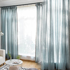 Factory supply nanju North house living room balcony project comes with fairy fine cross yarn cotton and linen bamboo window screen