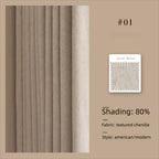 2025 New Rose Flower French Mid-Century Style Curtains High-End Chenille Blackout High-End Sense Shaoxing Keqiao Customization