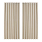 Artiss 2X Blockout Curtains Eyelet 300x230cm Beige-0