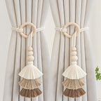 Adjustable New Style Simple Light Luxury Curtain Strap Pair of Tassel Rope Storage Curtain Buckle Home Decoration