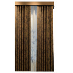 New Chinese Style Bamboo Cotton Linen Yarn-dyed Jacquard French Retro Antique Bamboo Curtain High-end Blackout Curtain