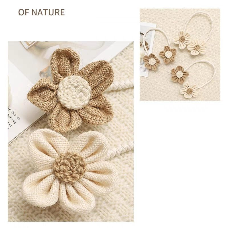 Curtain Strap Twister Handmade Creative Cotton and Linen Internet Popular New Flower Gauze Curtain Super Immortal Tie Curtain