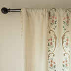 Curtain Transparent and Impermeable American Country Pastoral Curtain Living Room Balcony Bedroom Decoration