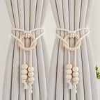 Adjustable New Style Simple Light Luxury Curtain Strap Pair of Tassel Rope Storage Curtain Buckle Home Decoration