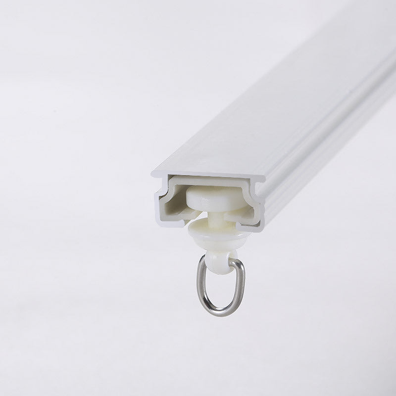 Inward Opening Window Straight Track Ultra-Thin Curtain Rod Bedroom Telescopic Rod Anti-Uv Crossbar Sunshade Balcony Single Rod