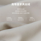 High-end Cream Royal Velvet Curtain Designer Little Red Book Recommended Living Room Bedroom Hotel Velvet Cloth