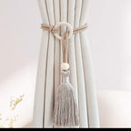 Adjustable New Style Simple Light Luxury Curtain Strap Pair of Tassel Rope Storage Curtain Buckle Home Decoration