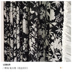 Autumn New American Style Antique Jacquard Curtain Vintage Chenille Bedroom Living Room Bay Window Thickened Blackout Curtain