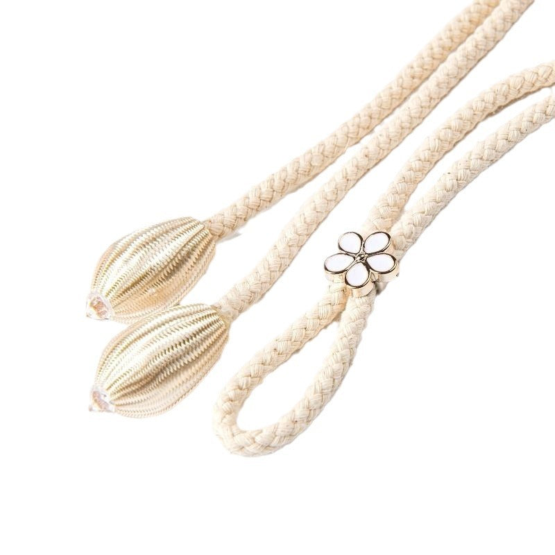 Hot-selling Modern Simple Adjustable Curtain Strap Tie Ornaments Lanyard Gauze Curtain Strap Storage Buckle Fixed Binding Rope