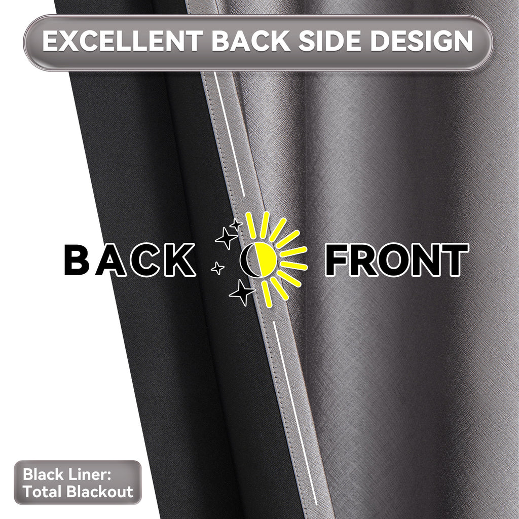 Cross-border Amazon foreign trade perforated curtains full shading cloth embossed curtains finished products
