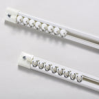 Inward Opening Window Straight Track Ultra-Thin Curtain Rod Bedroom Telescopic Rod Anti-Uv Crossbar Sunshade Balcony Single Rod