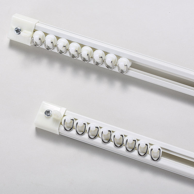 Inward Opening Window Straight Track Ultra-Thin Curtain Rod Bedroom Telescopic Rod Anti-Uv Crossbar Sunshade Balcony Single Rod