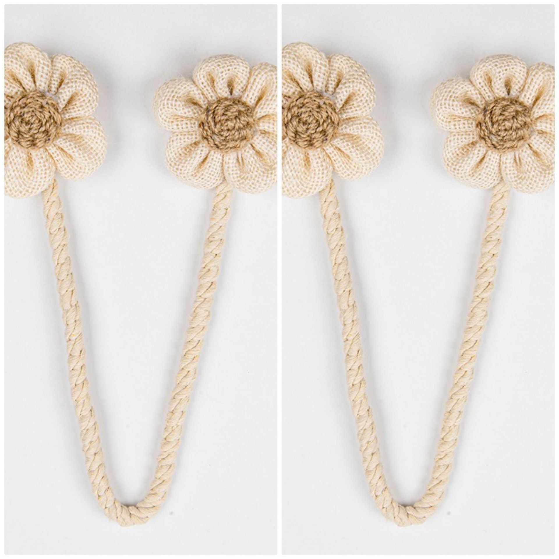 Curtain Strap Twister Handmade Creative Cotton and Linen Internet Popular New Flower Gauze Curtain Super Immortal Tie Curtain