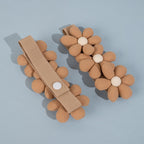 Accessary Celebrant Large 8CM Cotton and Linen Flower Curtain Strap Punch-free Elastic Curtain Buckle Cross-border in stock Curtain Accessories