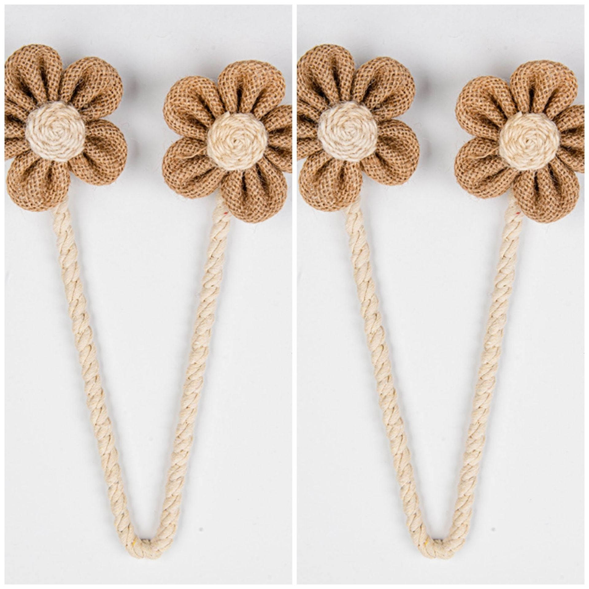 Curtain Strap Twister Handmade Creative Cotton and Linen Internet Popular New Flower Gauze Curtain Super Immortal Tie Curtain