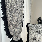 Curtain accessory 10cm French-Style Curtain Ruffled Lace, Side Splicing, Beautiful Edge Seams, Vertical Seams, Decorative Sofa Cream