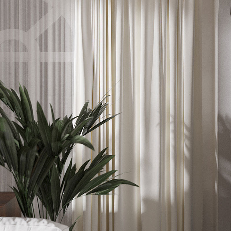 High-end Cream Royal Velvet Curtain Designer Little Red Book Recommended Living Room Bedroom Hotel Velvet Cloth