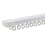 Inward Opening Window Straight Track Ultra-Thin Curtain Rod Bedroom Telescopic Rod Anti-Uv Crossbar Sunshade Balcony Single Rod