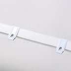 Inward Opening Window Straight Track Ultra-Thin Curtain Rod Bedroom Telescopic Rod Anti-Uv Crossbar Sunshade Balcony Single Rod