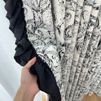 Curtain accessory 10cm French-Style Curtain Ruffled Lace, Side Splicing, Beautiful Edge Seams, Vertical Seams, Decorative Sofa Cream