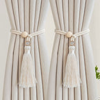 Adjustable New Style Simple Light Luxury Curtain Strap Pair of Tassel Rope Storage Curtain Buckle Home Decoration