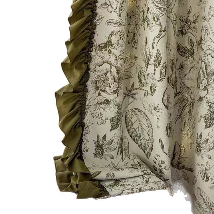 Curtain accessory 10cm French-Style Curtain Ruffled Lace, Side Splicing, Beautiful Edge Seams, Vertical Seams, Decorative Sofa Cream