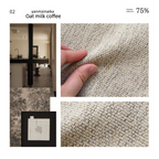 80% Black out Light French Middle Ancient Nanyang American Black Edge Yarn-dyed Chenille Living Room Curtain Cream Autumn Well Curtain Fabric Finished