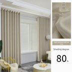 Dormitory living room balcony engineering school office high precision shading curtain fabric finished product can be flame retardant