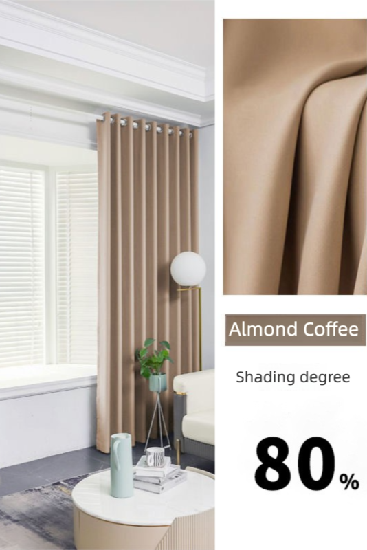 Dormitory living room balcony engineering school office high precision shading curtain fabric finished product can be flame retardant
