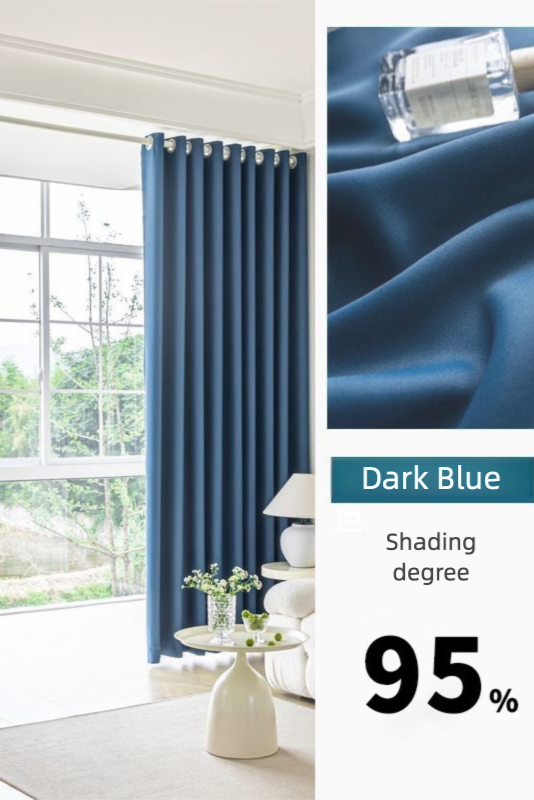 Dormitory living room balcony engineering school office high precision shading curtain fabric finished product can be flame retardant