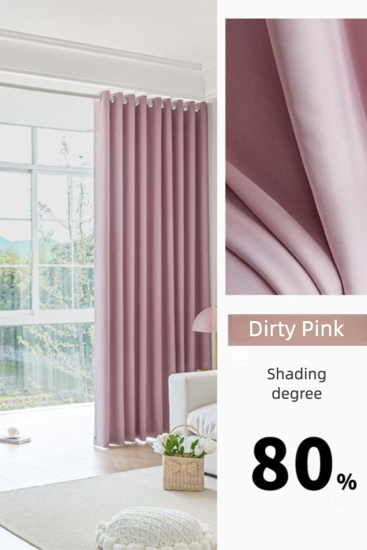 Dormitory living room balcony engineering school office high precision shading curtain fabric finished product can be flame retardant