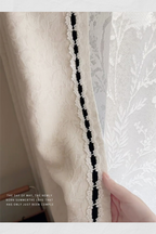 2025 New Rose Flower French Mid-Century Style Curtains High-End Chenille Blackout High-End Sense Shaoxing Keqiao Customization