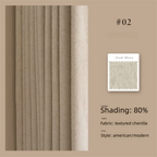 2025 New Rose Flower French Mid-Century Style Curtains High-End Chenille Blackout High-End Sense Shaoxing Keqiao Customization
